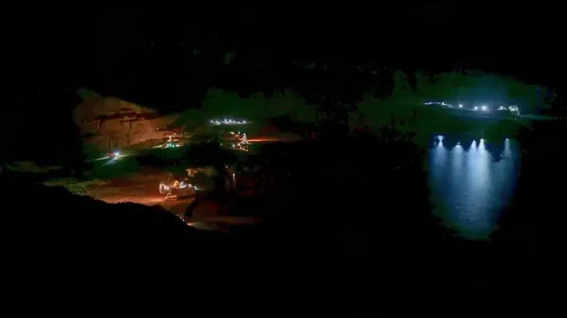 မြေစာပြိုကျခဲ့တယ်ဆိုတဲ့နေရာ 