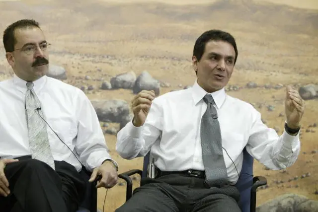 فیروز نادری در کنفرانس مطبوعاتی ناسا