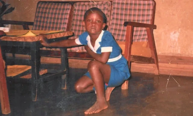 Victoria Uwonkunda durant son enfance à Kigali