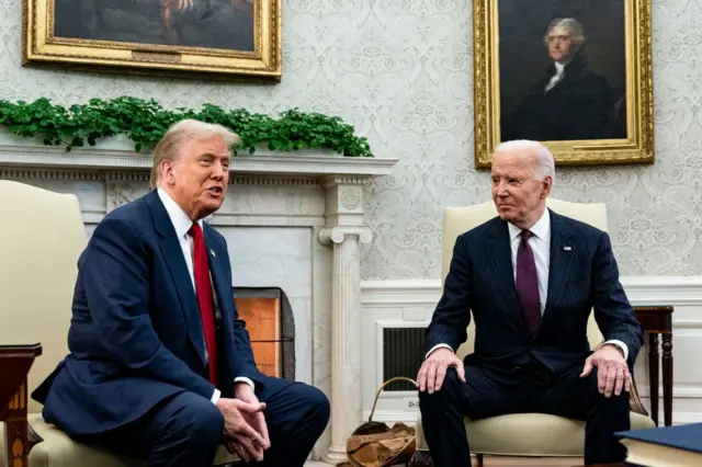 Biden y Trump