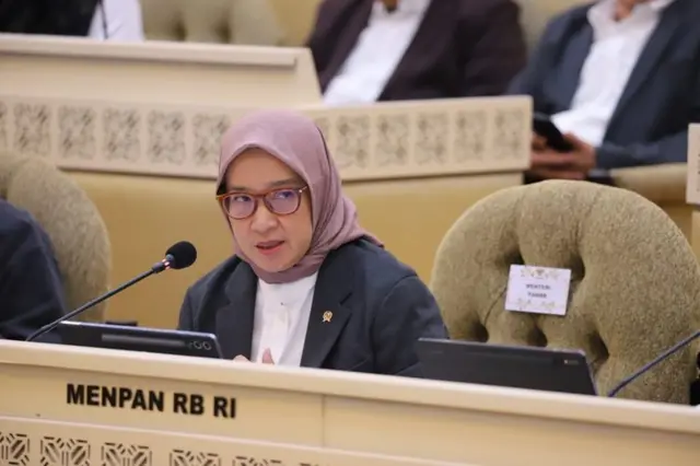 Menteri Pendayagunaan Aparatur Negara dan Reformasi Birokrasi (Menpan-RB) Rini Widyantini