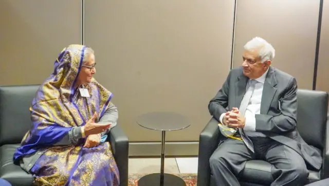 පසුගිය කාලයේ බංගලාදේශයෙන් ලබාගත් ණය, මෙතරම් කෙටි කාලයකදී ගෙවා නිම කිරීමට ශ්‍රී ලංකාවට හැකි වනු ඇතැයි තමා නොසිතූ බව පැවසූ බංගලාදේශ අගමැතිනිය පවසයි.