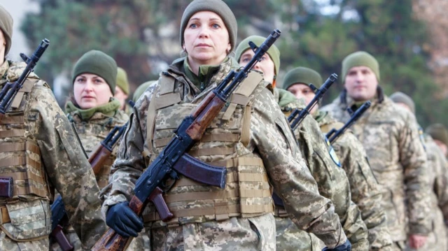 ਯੁਕਰੇਨ ਦੀਆਂ ਫ਼ੌਜੀ ਔਰਤਾਂ