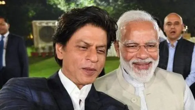 شاہ رخ خان اور وزیر اعظم نریندر مودی