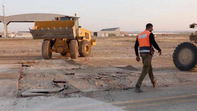 damage to Israel Nevatim Airbase