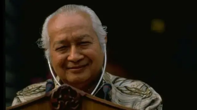 Presiden kedua Indonesia, Soeharto.
