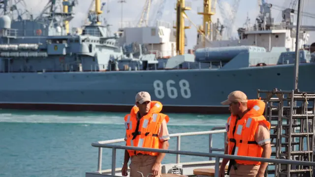 Rusların Tartus'taki deniz üssü.