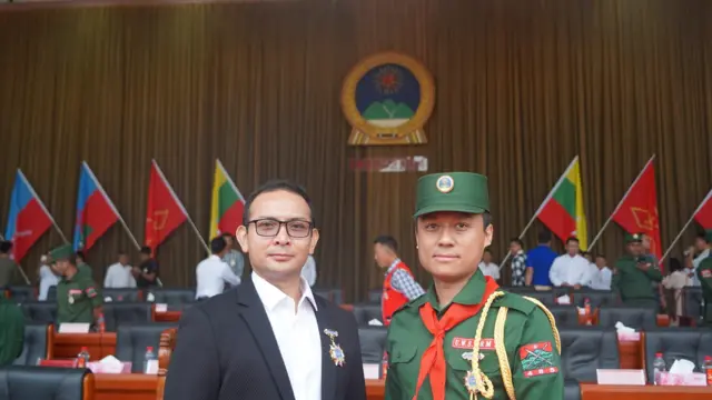 ၀ ပြည်နယ် ငြိမ်းချမ်းရေးတည်ဆောက်မှု (၃၅)နှစ်ပြည့် အခမ်းအနားမှာတွေ့ရတဲ့ AA စစ်ဦးချုပ် ဗိုလ်ချုပ်ထွန်းမြတ်နိုင်