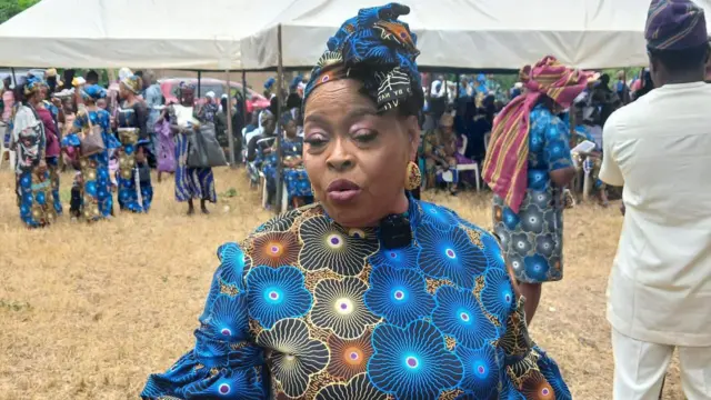 Toyin Adegbola(Asewo to re Mecca) nibi ayẹyẹ naa.