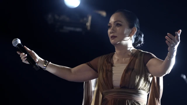 Penampilan Sheila Majid di International Golo Mori Jazz, Sabtu (12/04/2025).