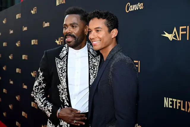 Jaafar Jackson y Colman Domingo, dos de los protagonistas de la película.