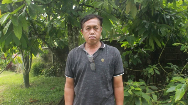 "Sejak saya lahir sudah menggunakan air hujan," kata Agustinus Gunawan, warga Dukuh Bunder.