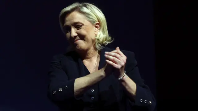 مارين لوبان بعد فوز لائحتها في الدورة الأولى في الانتخابات البرلمانية 2024 فرنسا