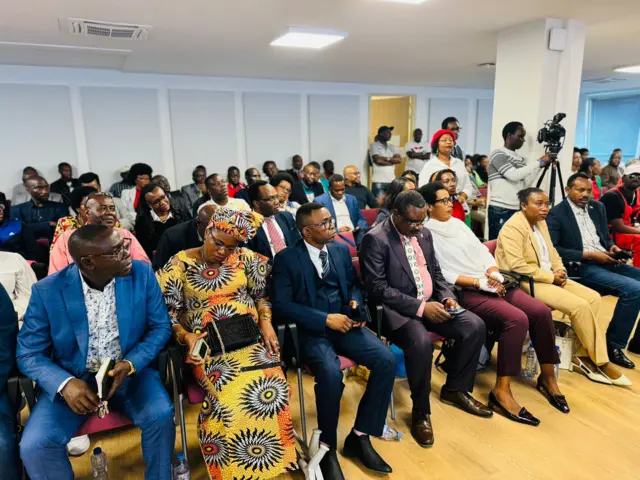 Bamwe mu bari bitavye Burundi Day i Bruxelles mu Bubirigi kuwa 26 Gitugutu 2024