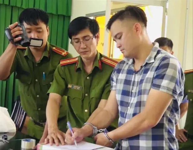 Ông Lê Chí Thành khi bị bắt tại Việt Nam năm 2021