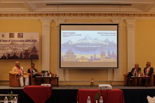 नोभेम्बर ५, २०२५ मा आयोजित कार्यक्रममा पाटन अस्पताल र अक्सफर्ड भ्याक्सिन ग्रुपबीचको सहकार्यको चर्चा गरिएको थियो 