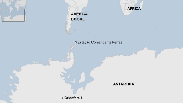Localização do Criosfera 1