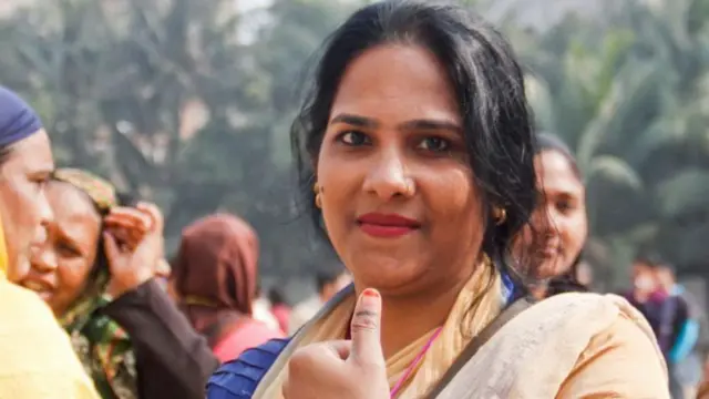 ভোট দিয়েছেন ভোটার