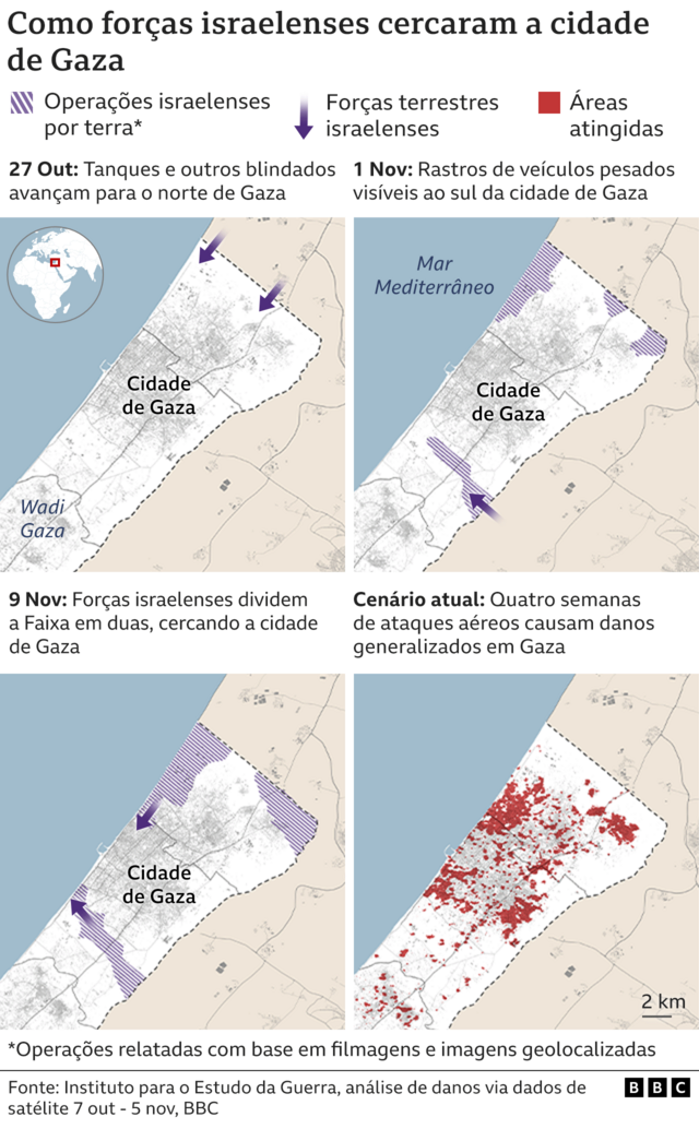 Arte mostracodigo de bonus da f12quatro mapas como as forças israelenses cercaram a cidadecodigo de bonus da f12Gaza