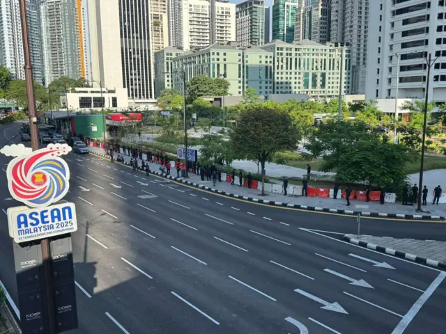 အာဆီယံအစည်းအဝေးကြောင့် ကွာလာလမ်ပူ မြို့လယ်ခေါင်မှာ လုံခြုံရေးတင်းကျပ်