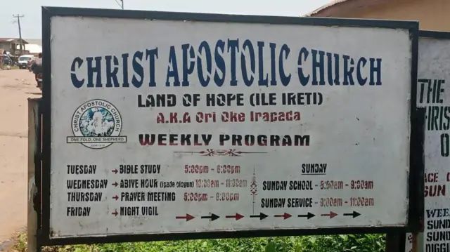 Aworan ṣọọṣi to wo lulẹ