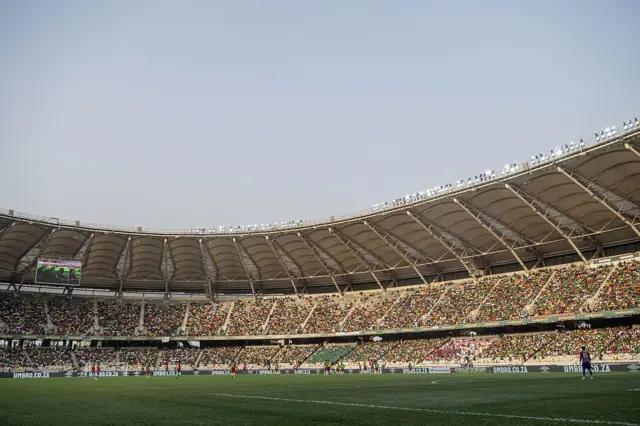 Une vue partielle de Japoma Stadium de Douala.