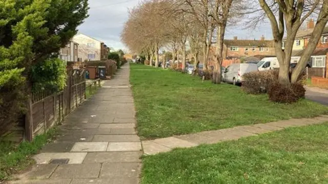 Mtaa huko Stevenage, Hertfordshire, ambako David Carrick aliishi