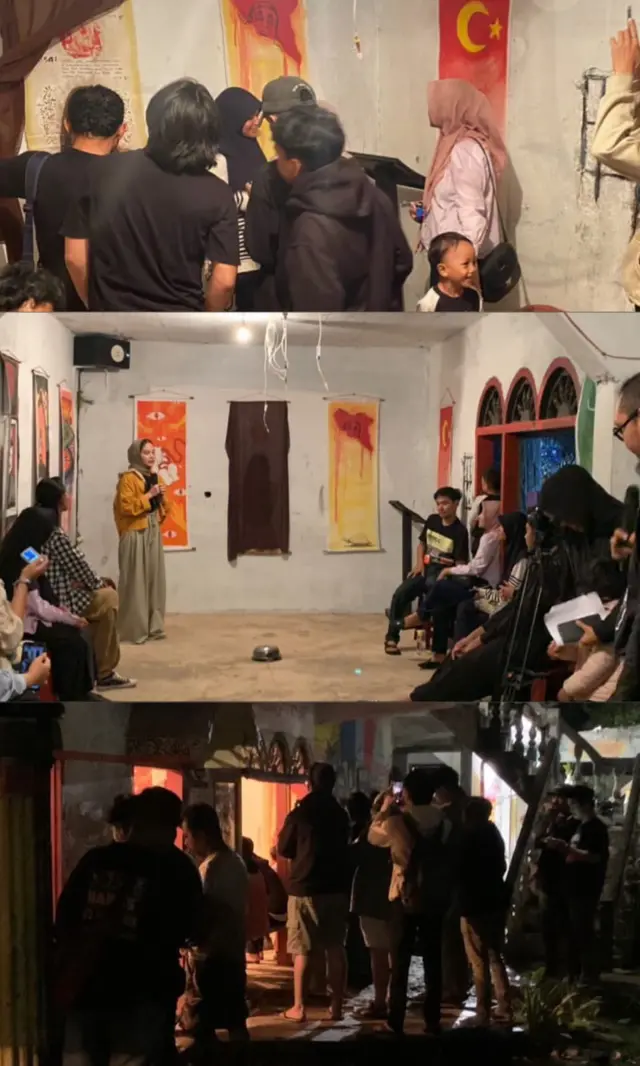 Arifa Safura, seni instalasi, cut nyak dhien, rumah cut nyak dhien, monolog cut nyak, tanah tubuh air mata darah nyawa