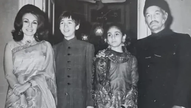 مکرم جاہ اپنی اہلیہ درِشہوار اور بچوں کے ہمراہ