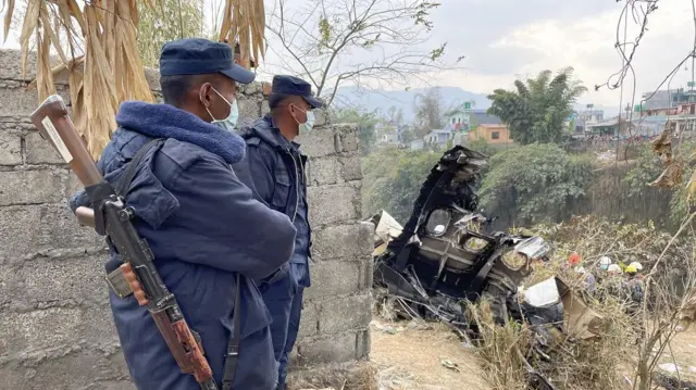 दुर्घटनास्थलको तस्बिर