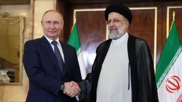 Раиси 2022-жылы Тегеранда Путин менен жолугушууда