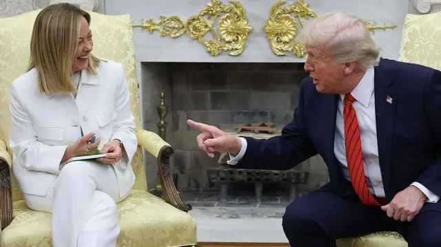Мелони и Трамп