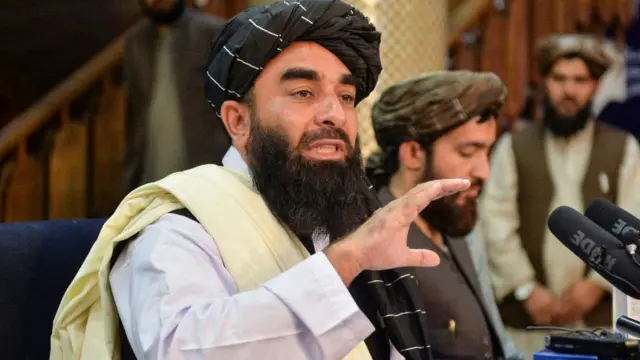 Kakakin Taliban Zabihullah Mujahid 