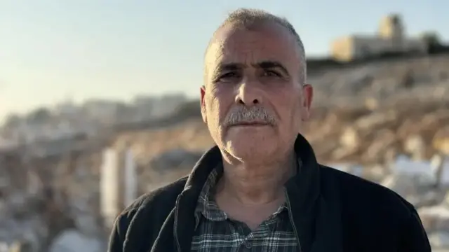 محب سلامه می‌گوید که خانه وی که اکنون ویران شده است هیچ تهدیدی را متوجه امنیت اسرائیلی‌ها نمی‌کرد 