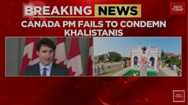 காலிஸ்தான் ஆதரவாளர்கள் பேரணி