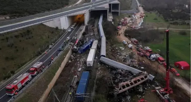 கிரீஸ், ரயில் விபத்து