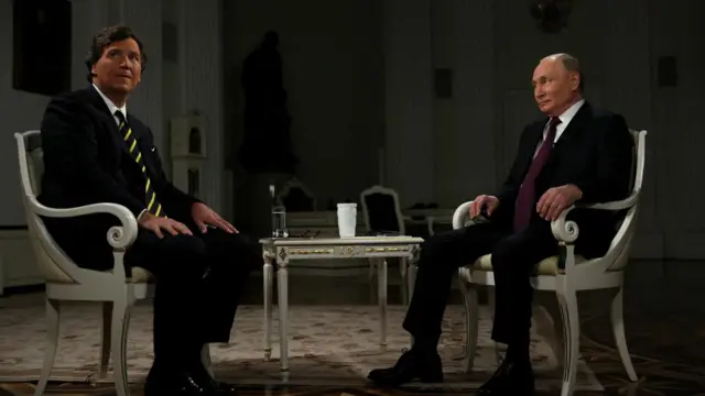 Vladimir Putin durantepixbet bet365entrevista com o apresentadorpixbet bet365talk show norte-americano Tucker Carlson