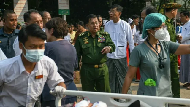 ਫੌਜੀ ਸ਼ਾਸਨ ਦੇ ਮੁਖੀ ਮਿਨ ਆਂਗ ਹਲਯੇਂਗ