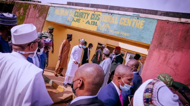 "Kuje prison attack" and "Presidential Muhammadu Buhari convoy attack" in Nigeria