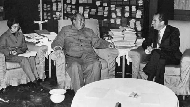 तत्कालीन अमेरिकी राष्ट्रपति रिचर्ड निक्सन 1972 में चीन गए थे.