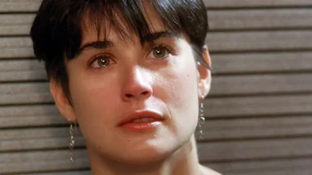 Demi Moore dans le rôle de Molly Jensen dans Ghost, sortie en 1990.