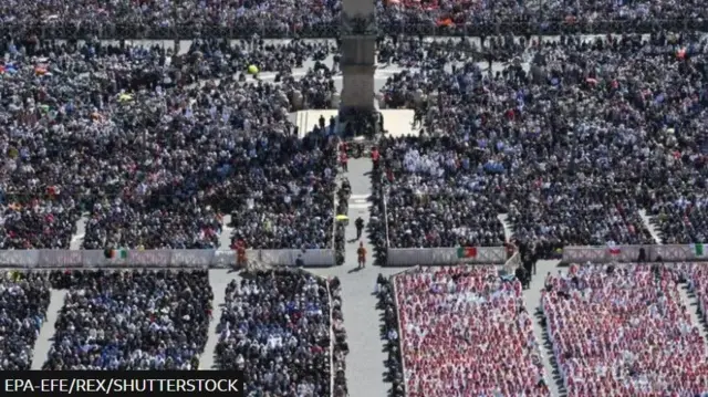 Ẹgbẹẹgbẹrun ero lo korajọ si Rome, lati ṣe ẹyẹ ikẹyin fun Pope Francis