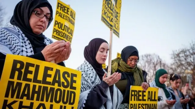 Проесты в поддержку Халиля