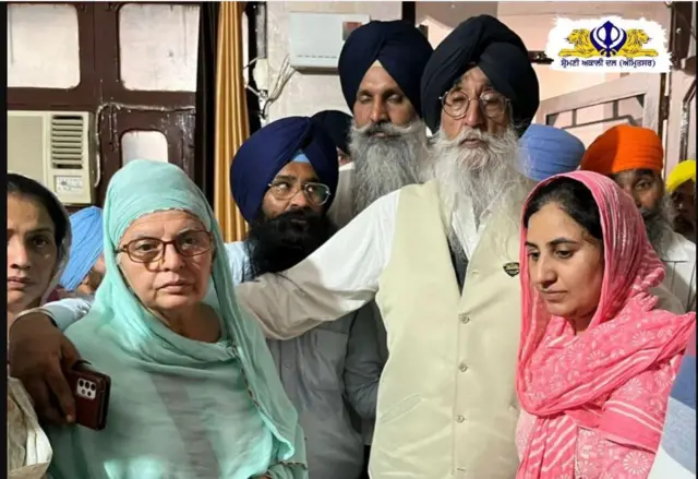 ਸਿਮਰਨਜੀਤ ਸਿੰਘ ਮਾਨ, ਖੰਡਾ ਦੇ ਪਰਿਵਾਰ ਨਾਲ 