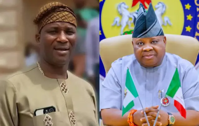 Adebayo, oludije sipo gomina legbe oselu PDP ati Ademola Adeleke, gomina ipinle Osun. Awon mejeeji ni won n wo ookan yii