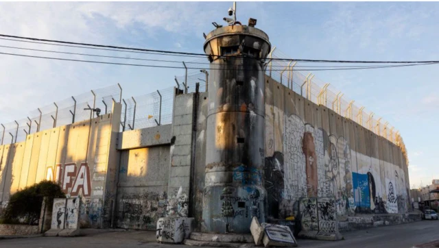 Filistin kenti Beytüllahim'i çevreleyen güvenlik duvarı