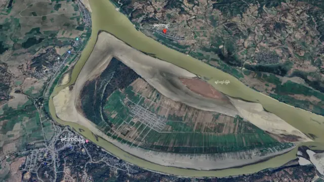 မင်းကင်းမြို့နဲ့ မတောရွာဟာ ချင်းတွင်းမြစ်သောင်ခုံတစ်ခုပဲ ခြားပါတယ်