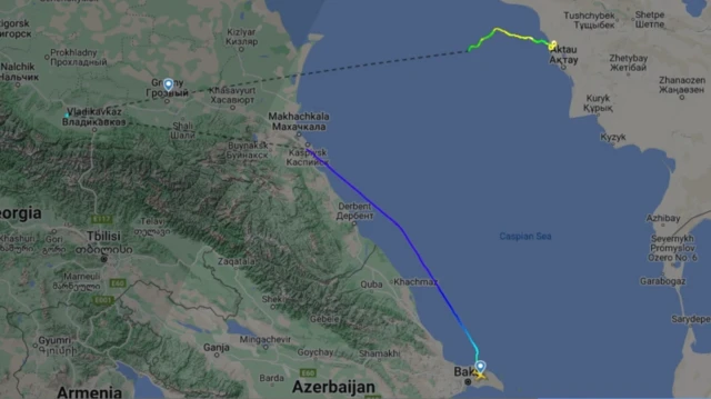 Flightradar24 сайтындагы маалымат