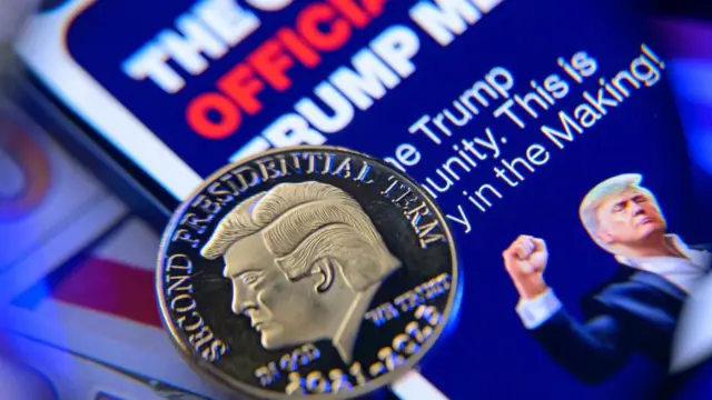 Foto da criptomoeda de Trump