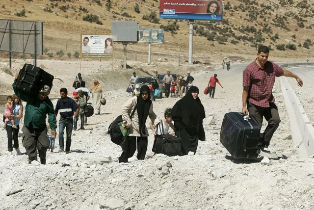 Главное шоссе между Ливаном и Сирией